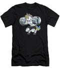 4 Lift Like a Unicorn Fitness Weightlifting Muscle Mister T-Shirt