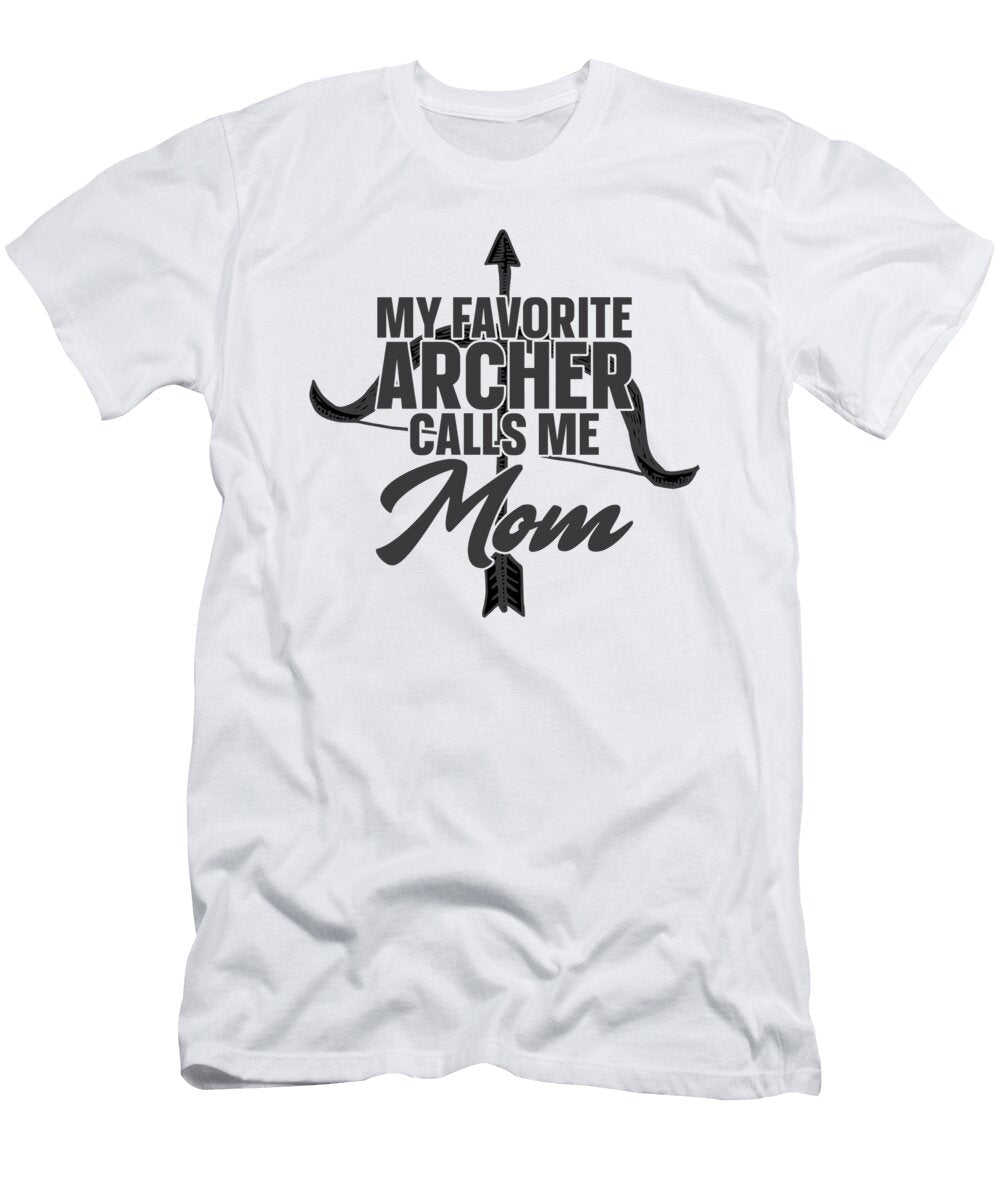 4 My Favorite Archer Calls Me Mom Archery Archer Toms Store T-Shirt