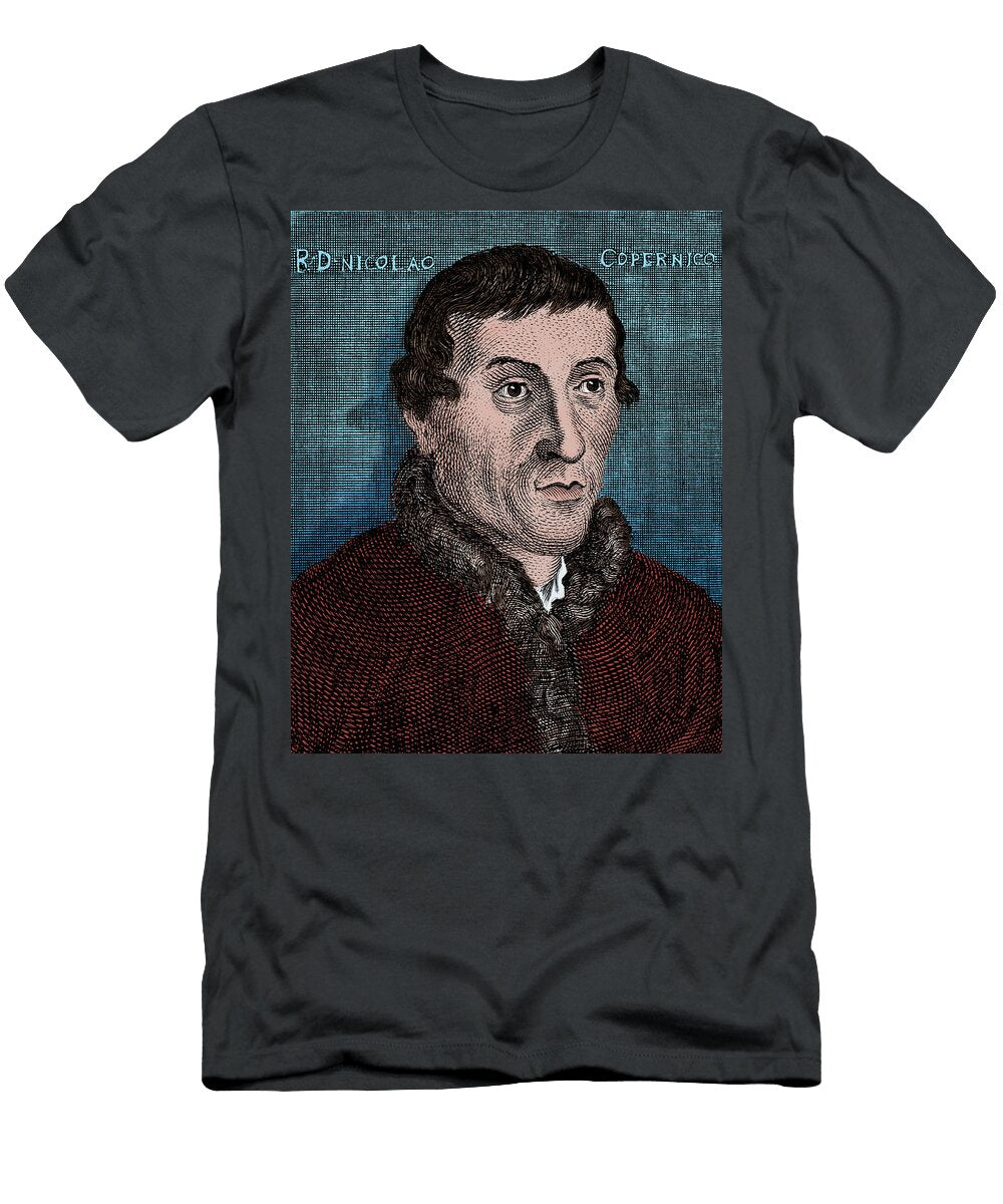 4 Nicolaus Copernicus Polish Astronomer Wellcome Images T-Shirt