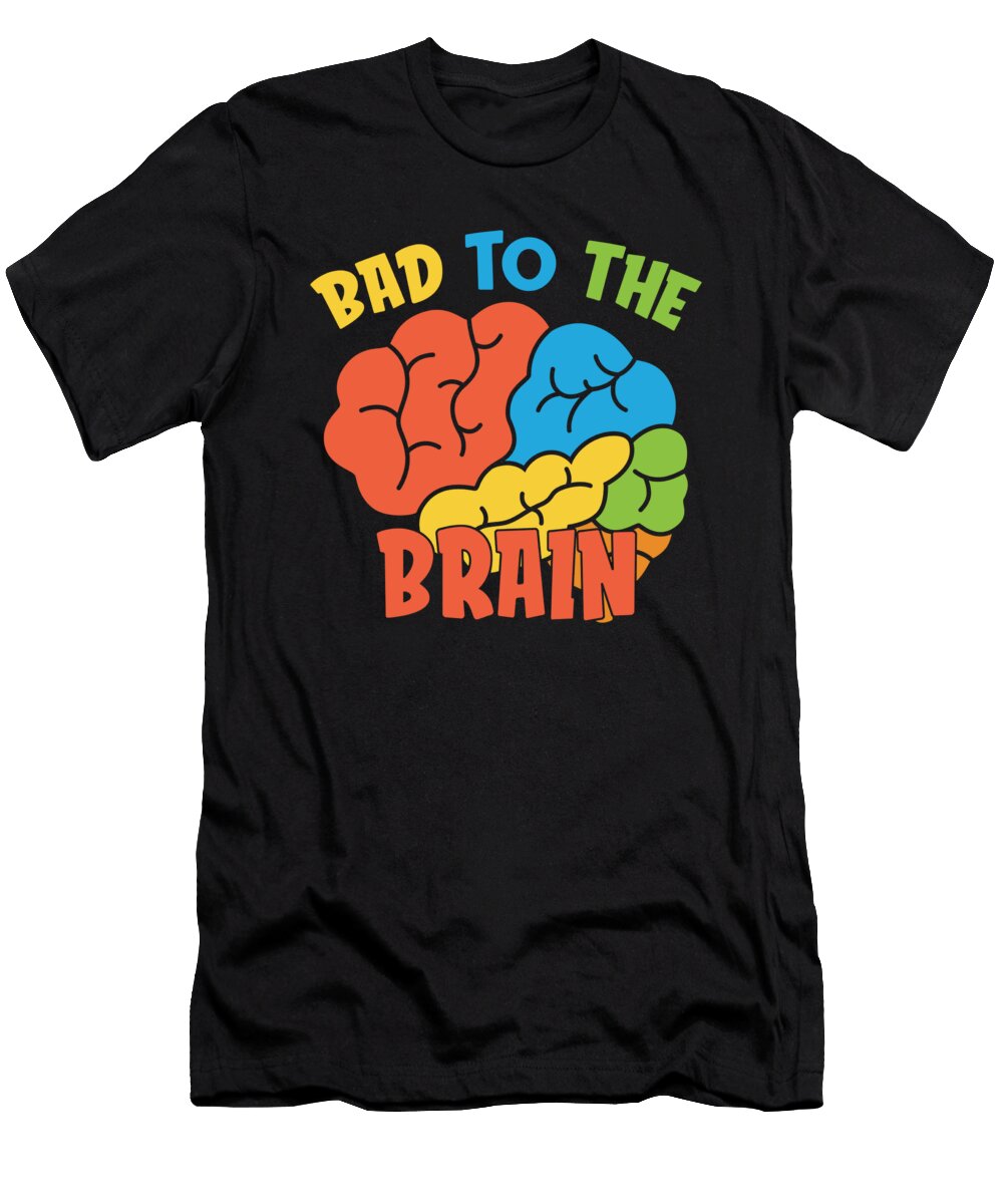 4 Psychology Mental Health Psychologist Crazy Squirrel T-Shirt
