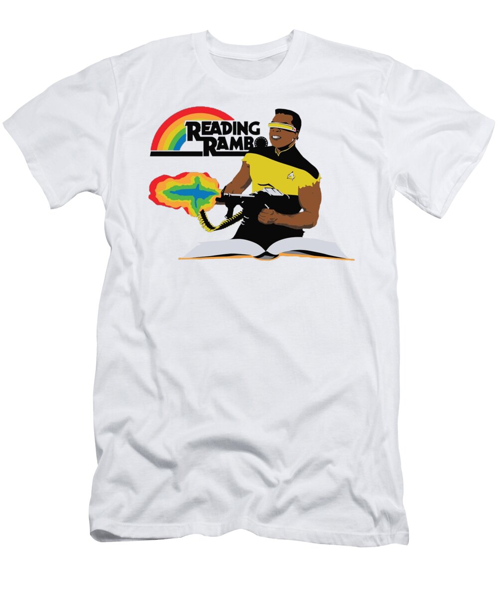 4 Reading Rambo Sylvester Stallone Nazrilda Manik T-Shirt