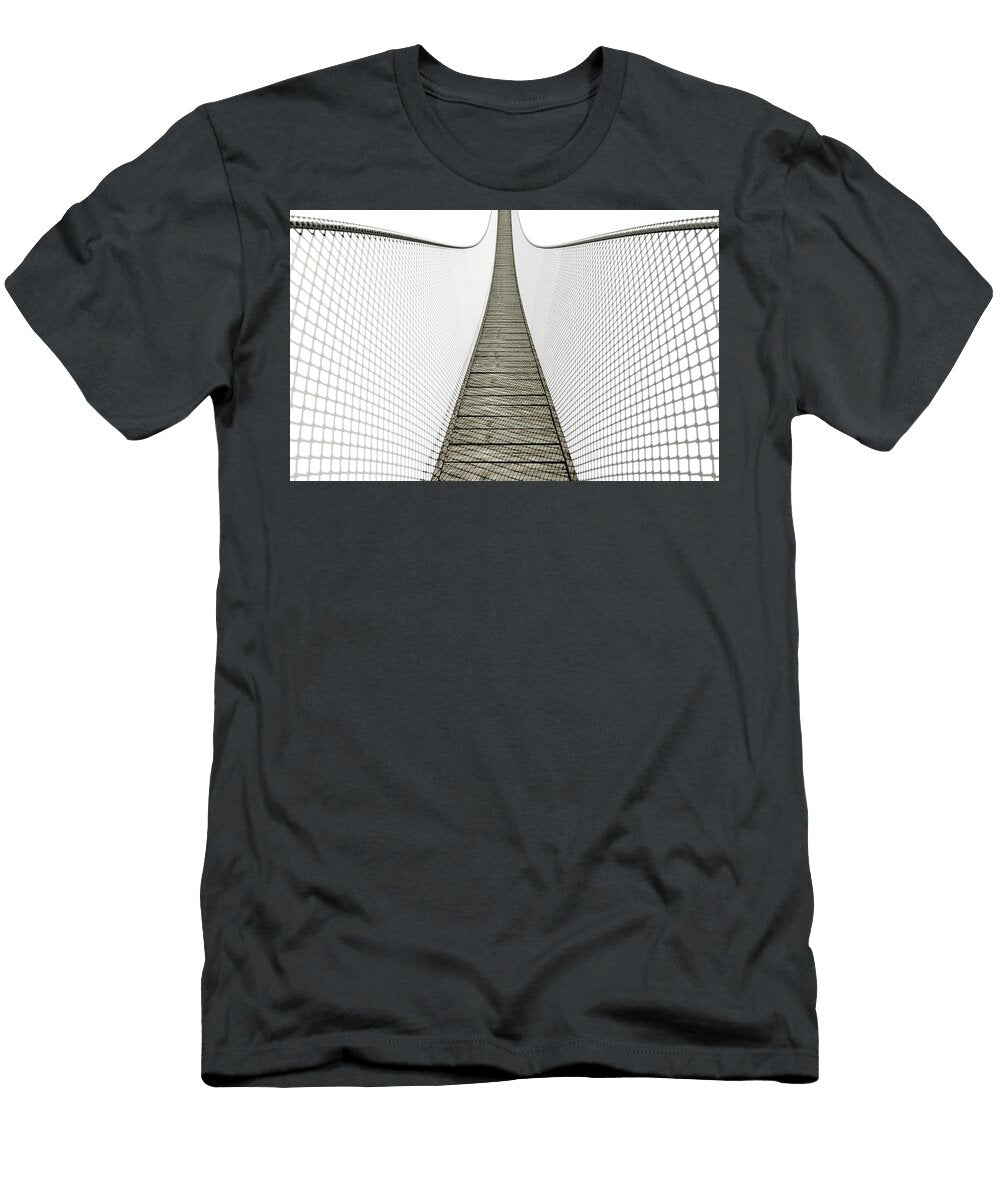 4 Rope Bridge on White Allan Swart T-Shirt