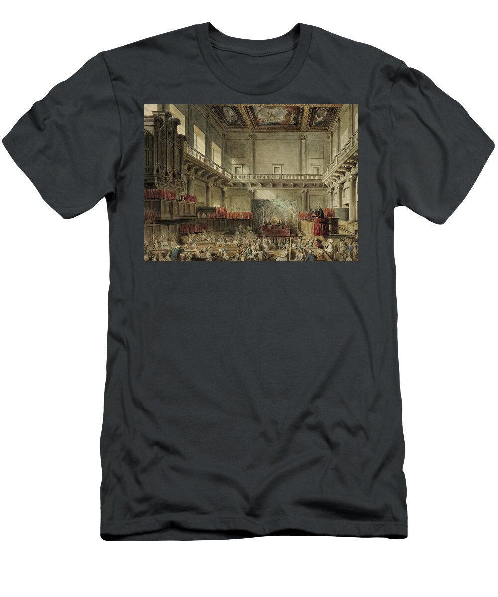 4 Study for Royal Chapel Whitehall in Micocosm of London Augustus Charles Pugin T-Shirt