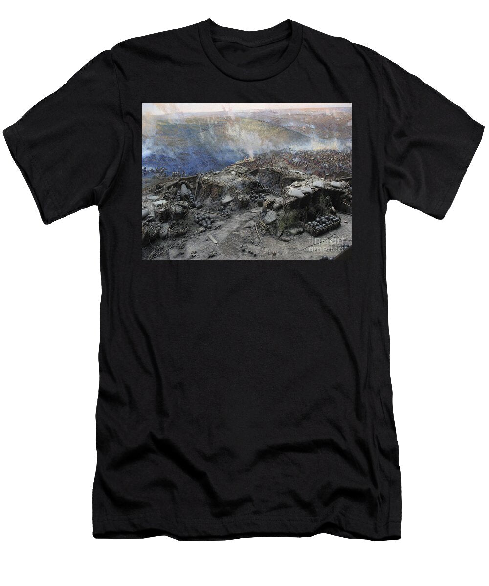4 the Siege of Sevastopol Panorama Mixed Media Franz Roubaud T-Shirt