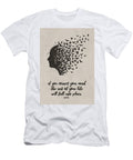 4 Watercolor Mind Quote Watercolor Print Flying Birds Quote Meditation Art Lao Tzu Yoga Print Psycholo Leith Huber T-Shirt