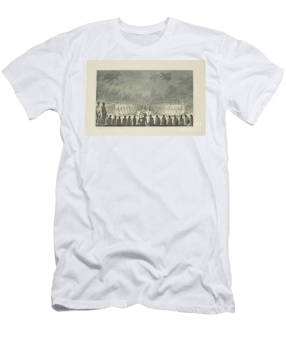 5 a Night Dance By Men in Hapaee From a Series of Watercolours Illustrating Captain Cooks Last Voyage C1773 84 John Webber T-Shirt