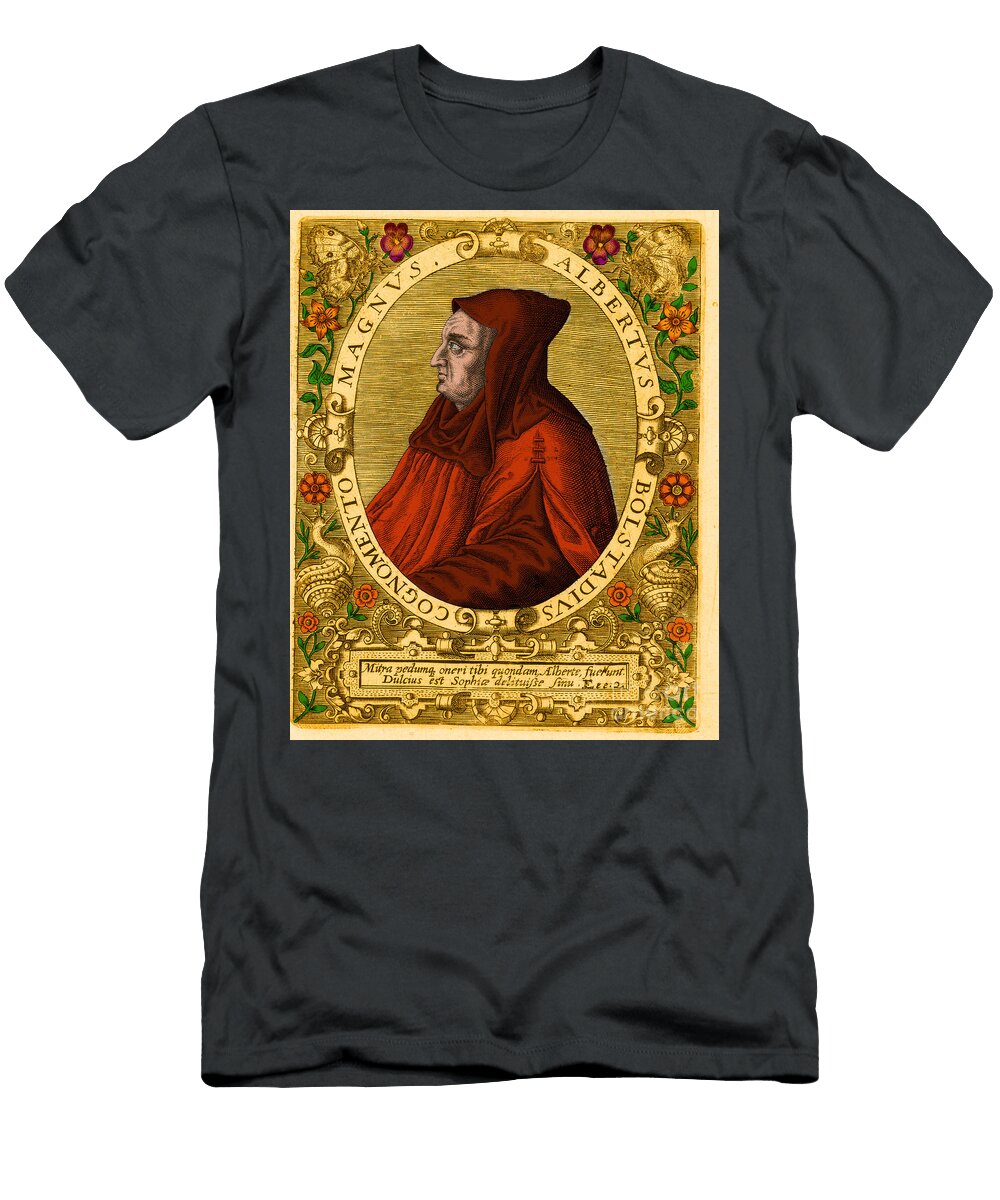 5 Albertus Magnus Medieval Philosopher Science Source T-Shirt