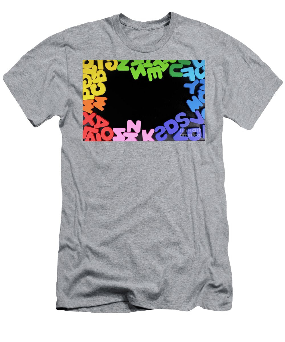 5 Colorful Letters Made of Wood Turgay Koca T-Shirt
