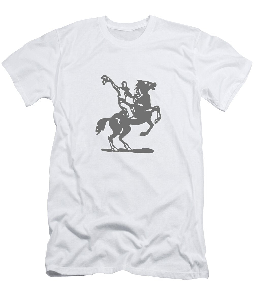 5 Cowboy on Horse Csa Images T-Shirt
