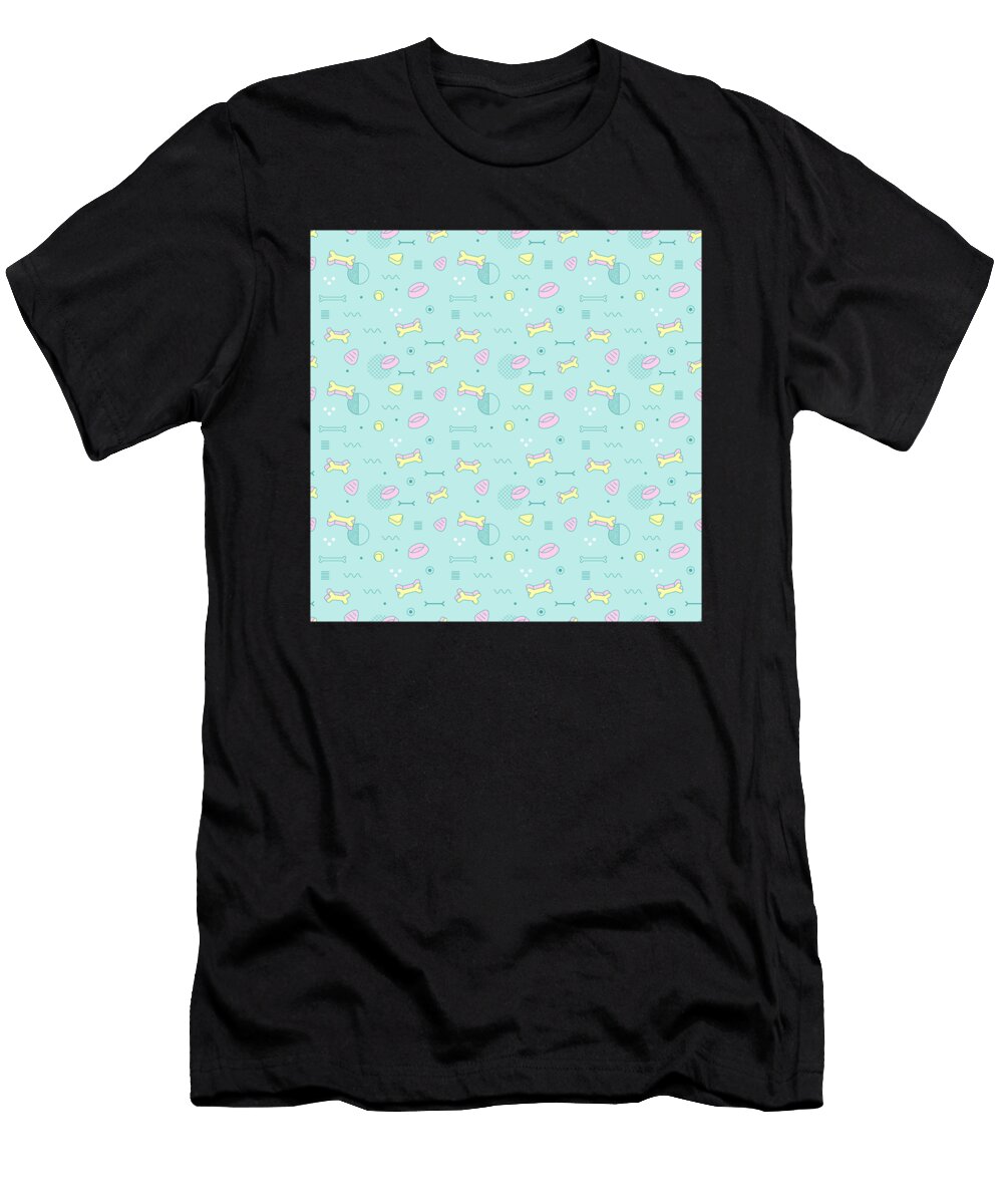 5 Dog Pattern Puppy Pet Dog Owner Breed Mister T-Shirt