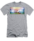 5 Football Soccer Ball on Grass Field on Stadium Michal Bednarek T-Shirt