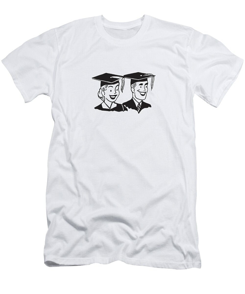 5 Male and Female Graduate Csa Images T-Shirt