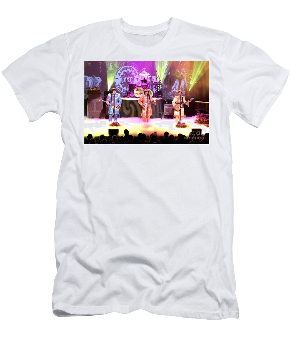 5 Rain Beatles Tribute Steve Landes Joe Bithorn Joey Curatolo and Ralph Castelli Concert Photos T-Shirt