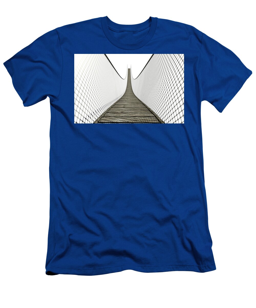 5 Rope Bridge on White Allan Swart T-Shirt