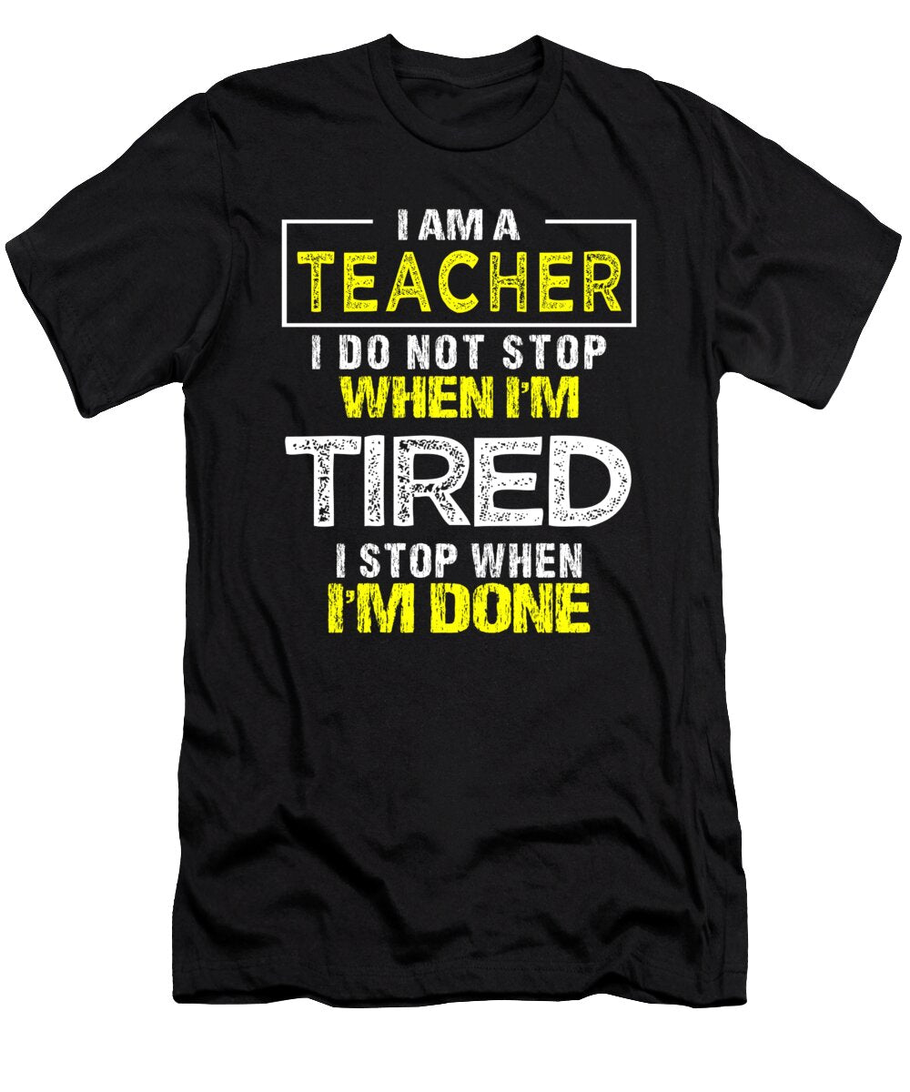 5 School Teacher Professor Teaching Educator Gift Muc Designs T-Shirt
