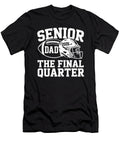 5 Senior Football Dad Father the Final Quarter Day Coami Tacti T-Shirt