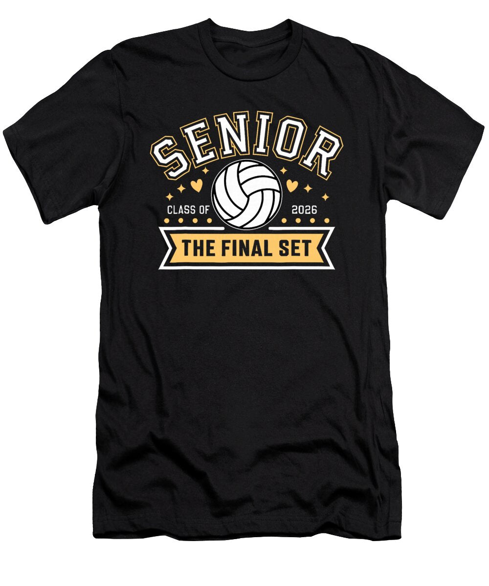 5 Senior Mom Class of 2026 Volleyball the Final Coami Tacti T-Shirt