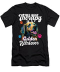 5 the Best Therapy Is a Golden Retriever Dog Mom Dad Goldie Maximus Designs T-Shirt