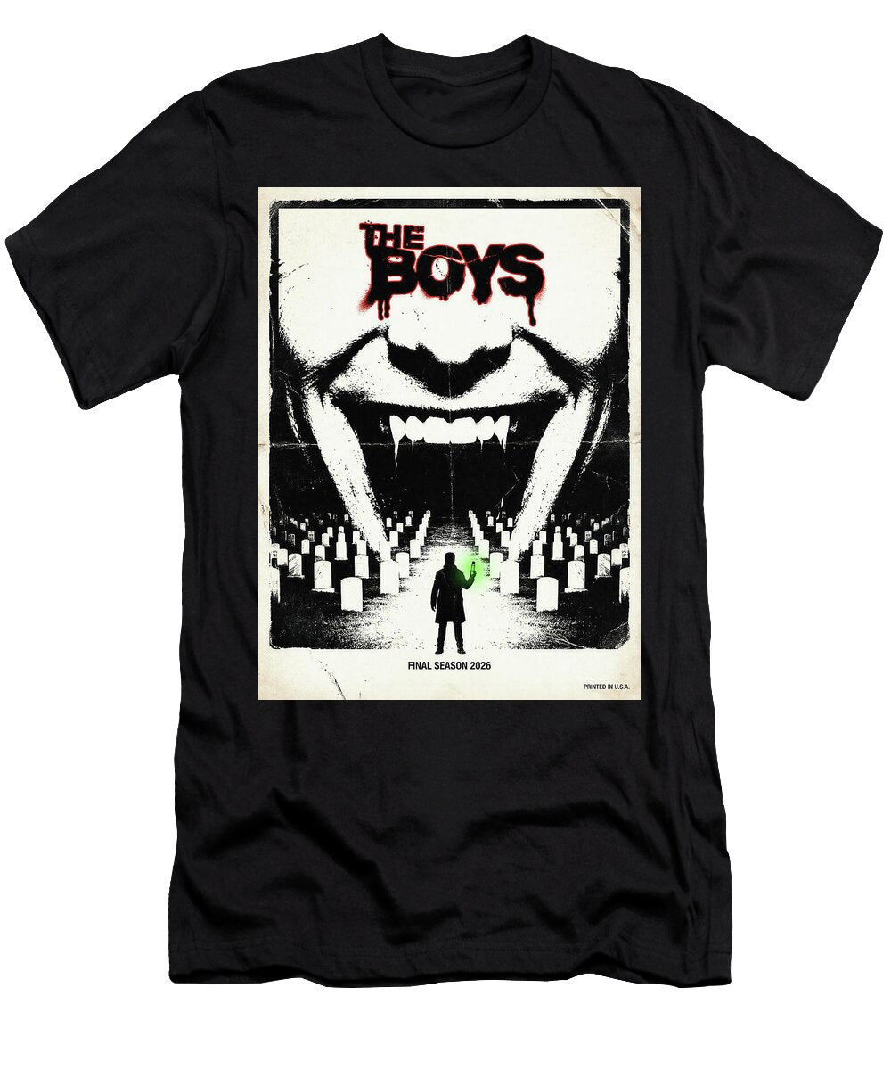 5 the Boys Final Season Minimal Vintage Style Movie Poster High Quality 2026 Sampadart Gallery T-Shirt