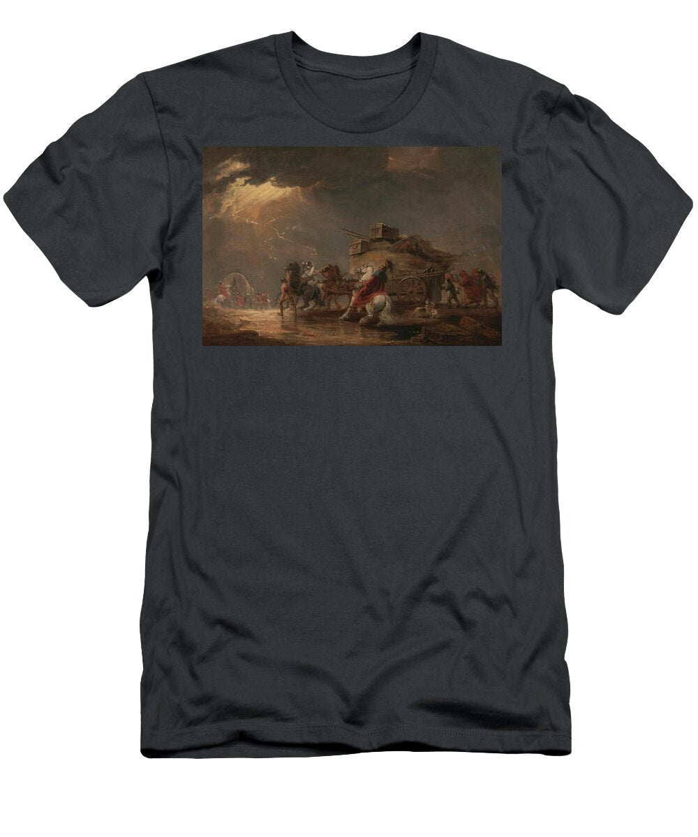 6 Baggage Wagons in a Thunderstorm Luke Clennell T-Shirt