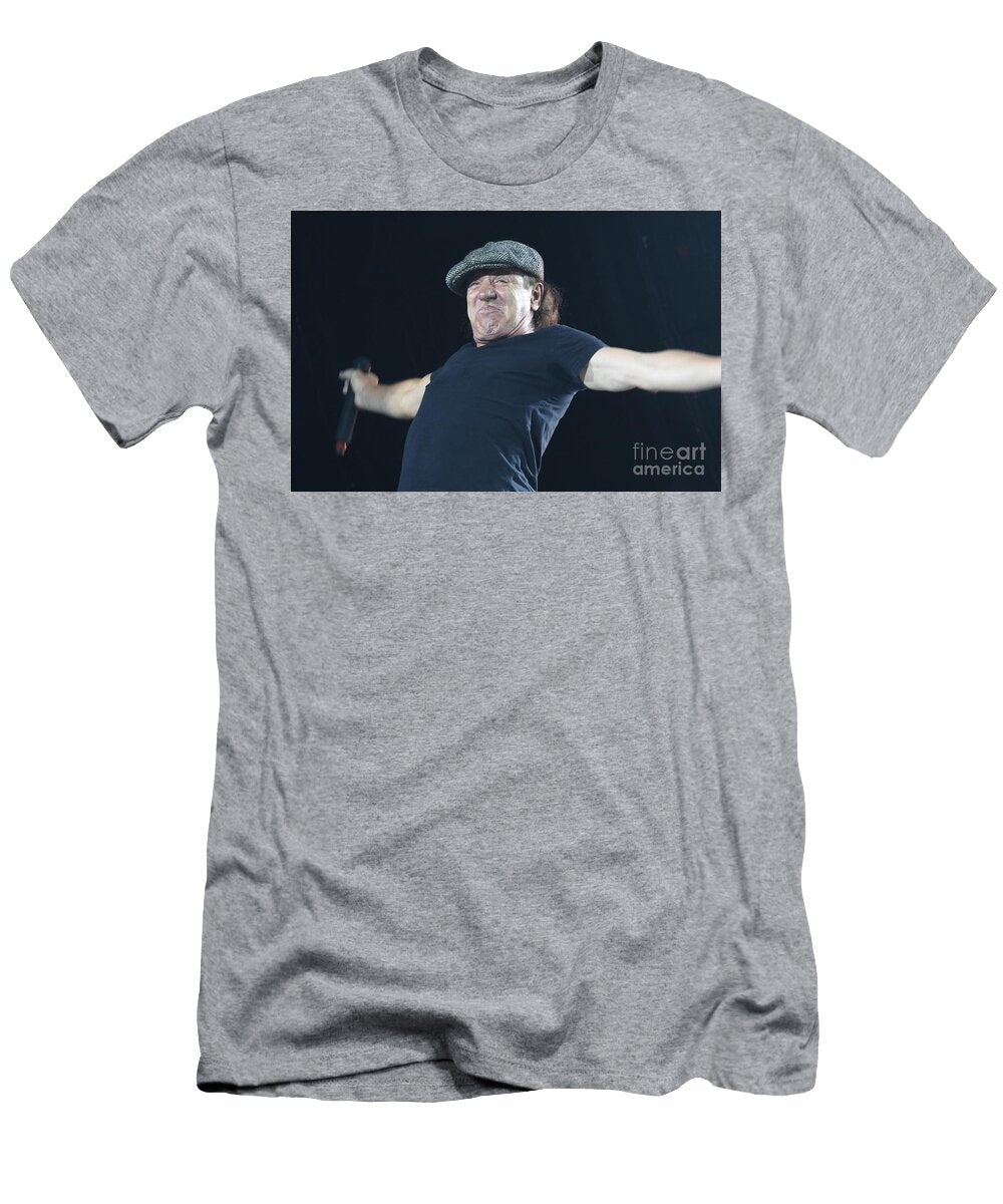 6 Brian Johnson Ac DC Concert Photos T-Shirt