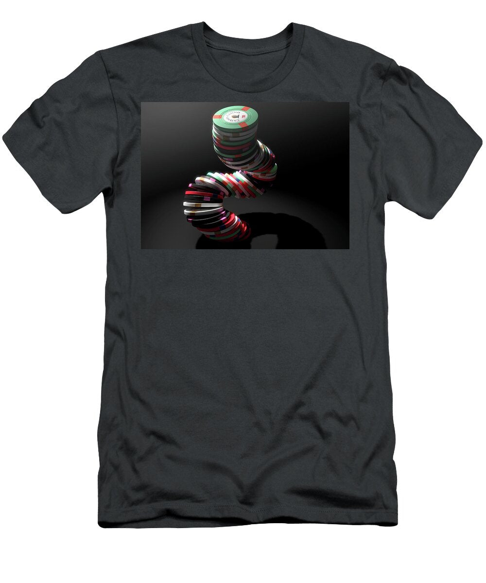 6 Casino Chips Allan Swart T-Shirt