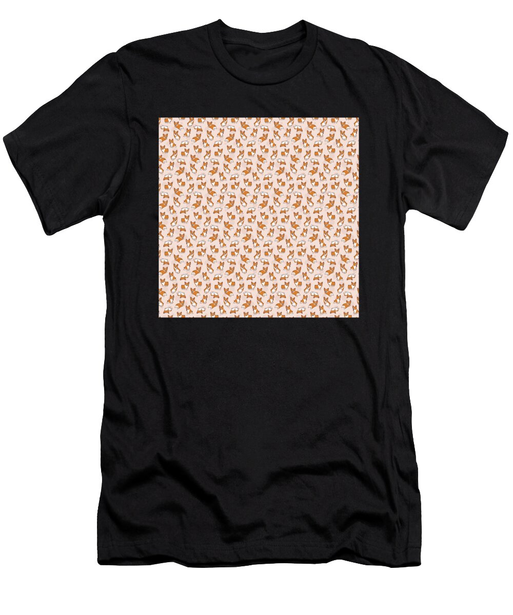 6 Dog Pattern Puppy Pet Dog Owner Breed Mister T-Shirt
