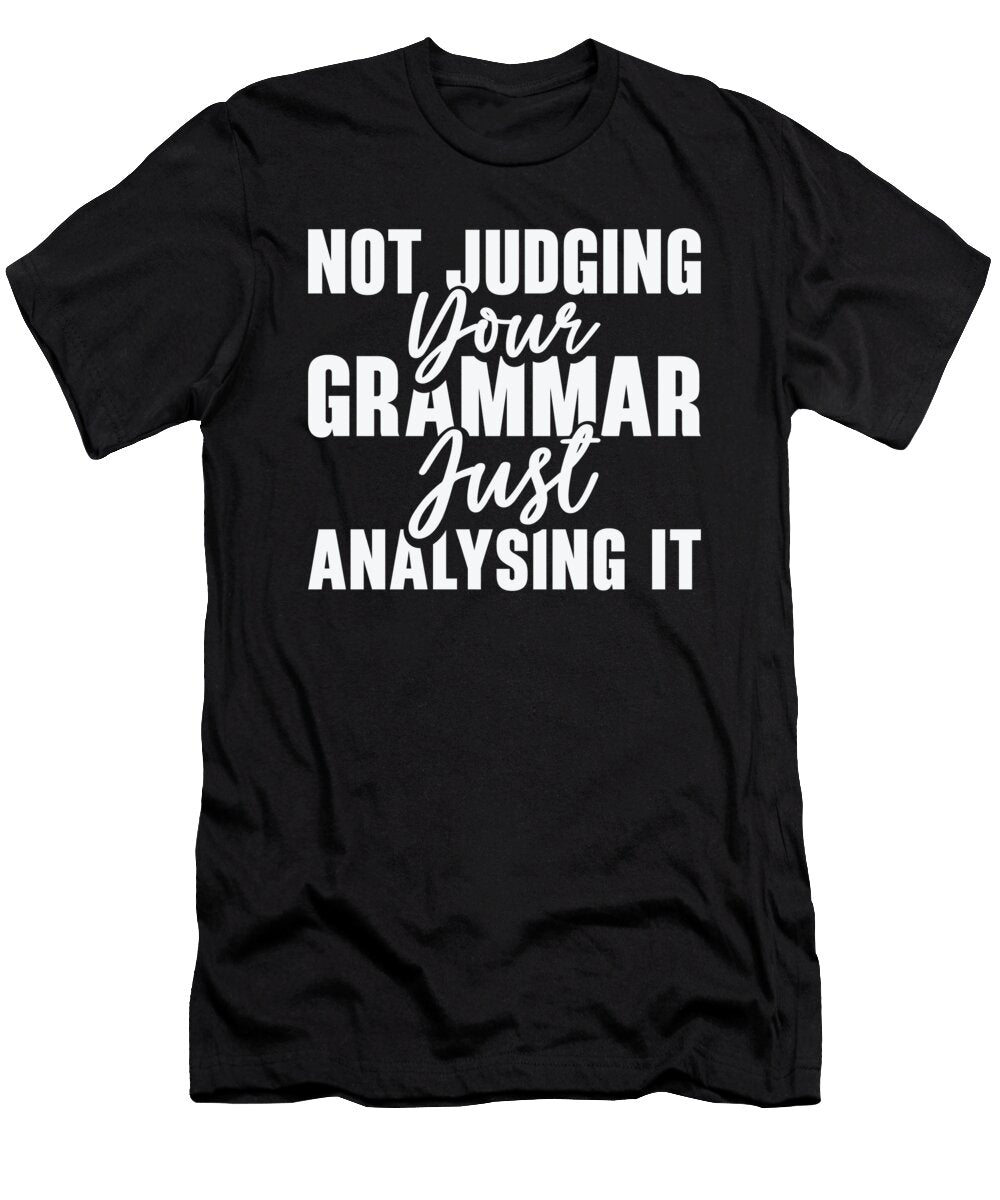 6 English Grammar Police Teacher Student Grammar Toms Store T-Shirt