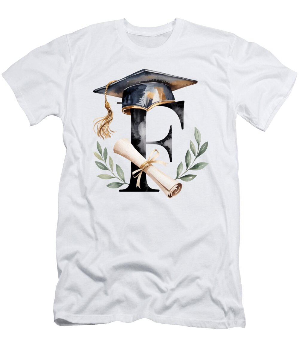 6 Graduation Cap and Diploma Joanna Redesiuk T-Shirt