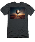 6 Lonely Figure in Cloudy Tunnel Concept of Entrance to the After Turgay Koca T-Shirt