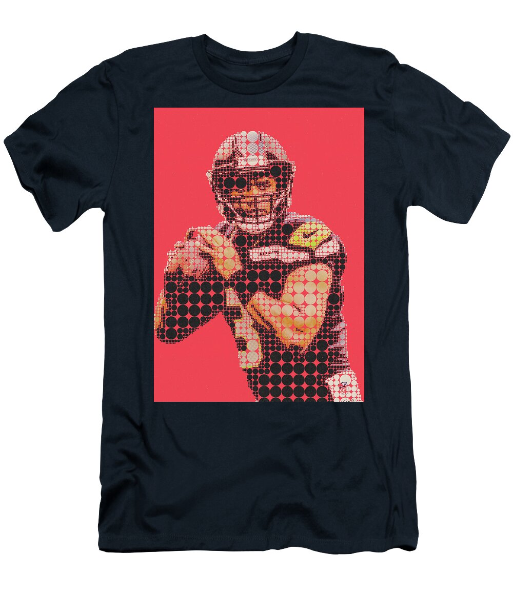 6 NFL Russell Wilson Russellwilson Russell Wilson Seattle Seahawks Player American Football Wrenn Huber T-Shirt