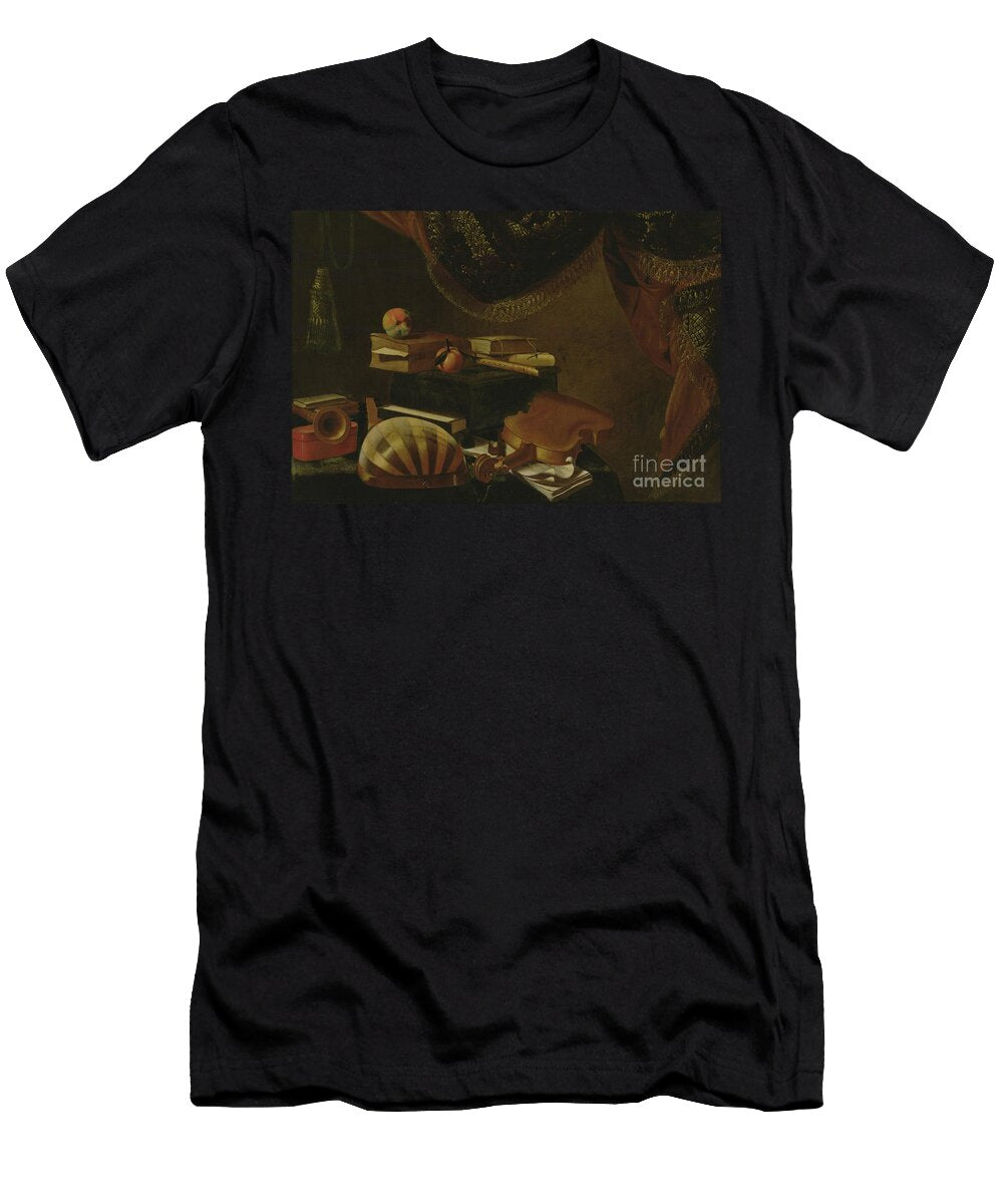 6 Still Life with Musical Instruments Evaristo Baschenis T-Shirt