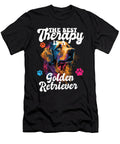 6 the Best Therapy Is a Golden Retriever Dog Mom Dad Goldie Maximus Designs T-Shirt