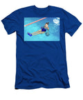 6 Young Woman Doing Water Aerobics in Indoor Pool Sporting Concept Maria Kray T-Shirt