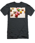 7 Colorful Hand Painted Easter Eggs on Wood Michal Bednarek T-Shirt