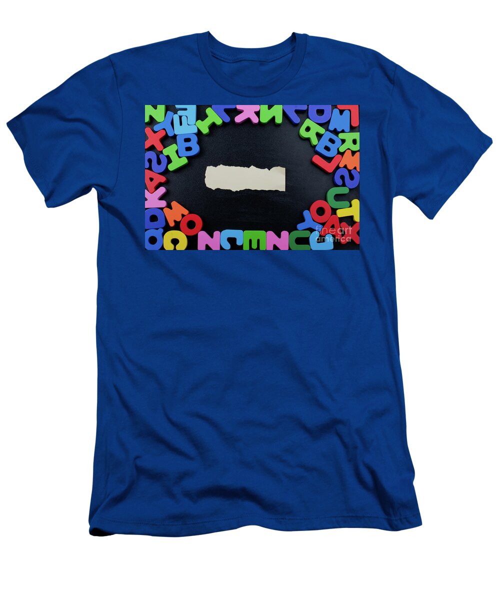 7 Colorful Letters Made of Wood Turgay Koca T-Shirt