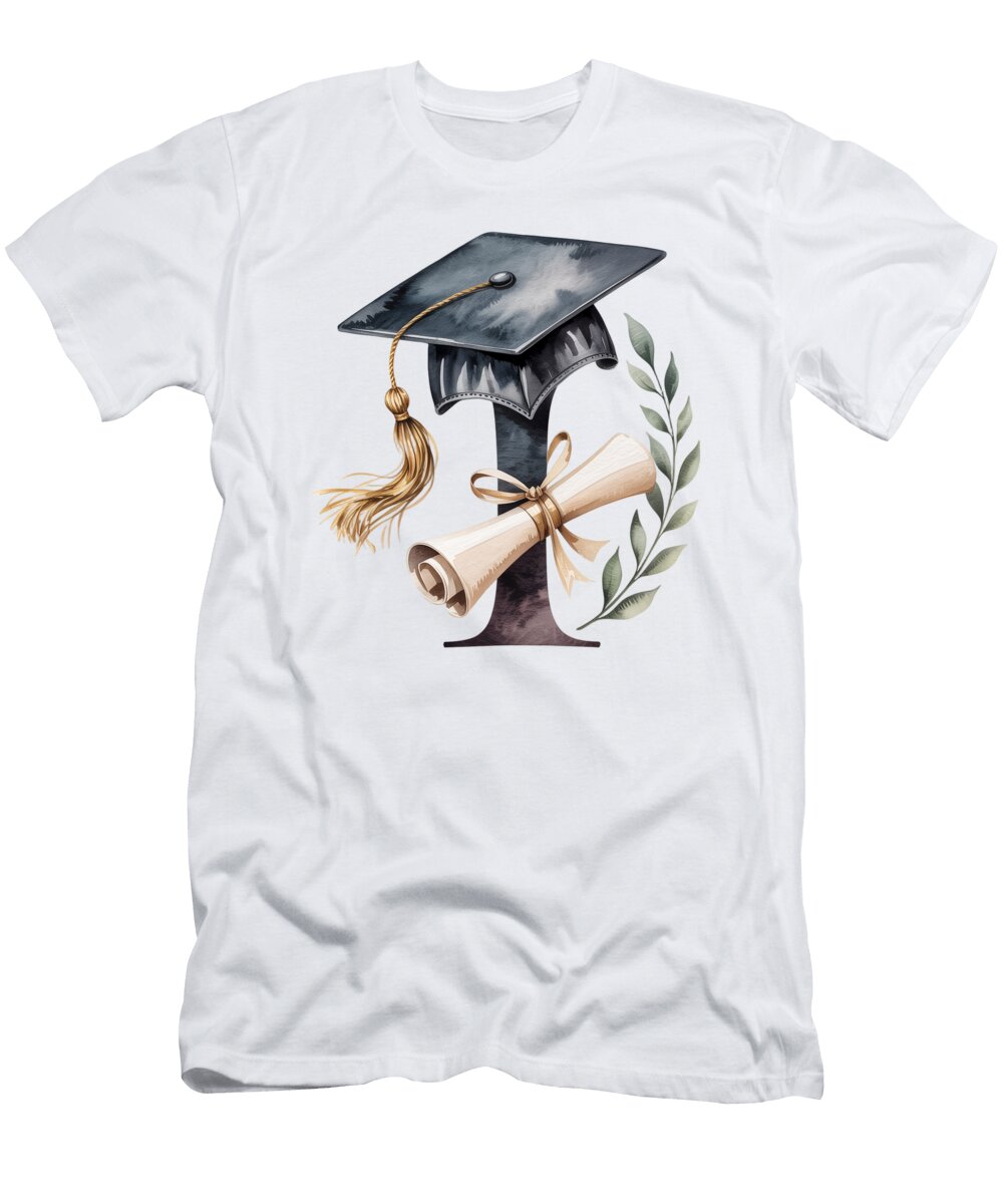 7 Graduation Cap and Diploma Joanna Redesiuk T-Shirt