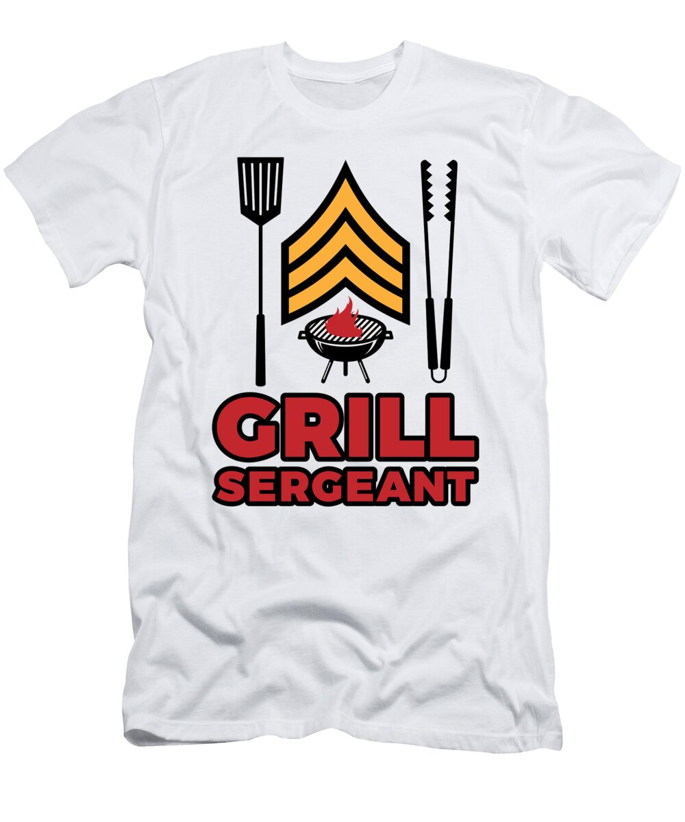 7 Grill Sergeant Barbecue Bbq Grilling Meat Mister T-Shirt