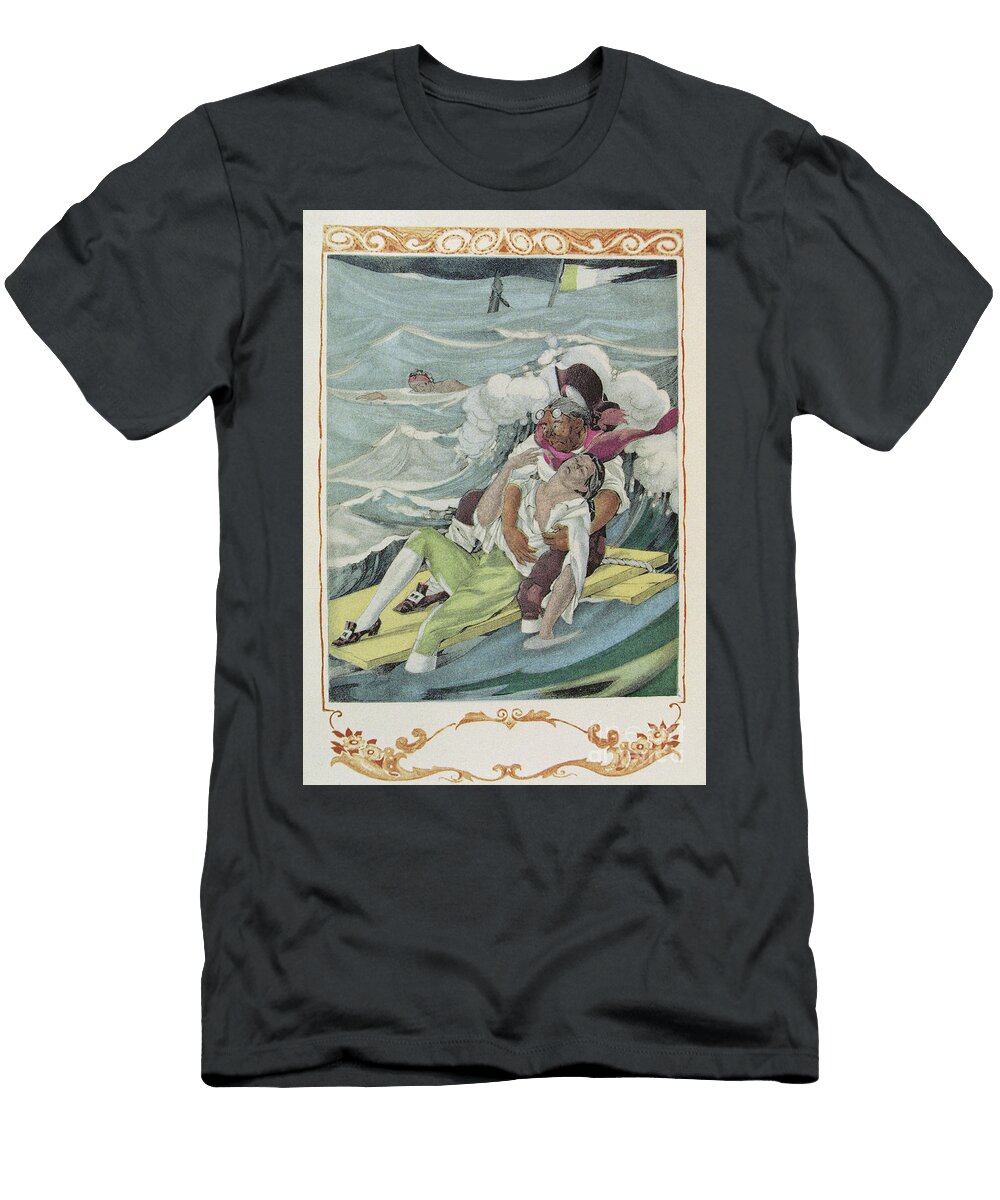 7 Illustration From Candide By Voltaire Published By Gibert Jeune 1952 Umberto Brunelleschi T-Shirt
