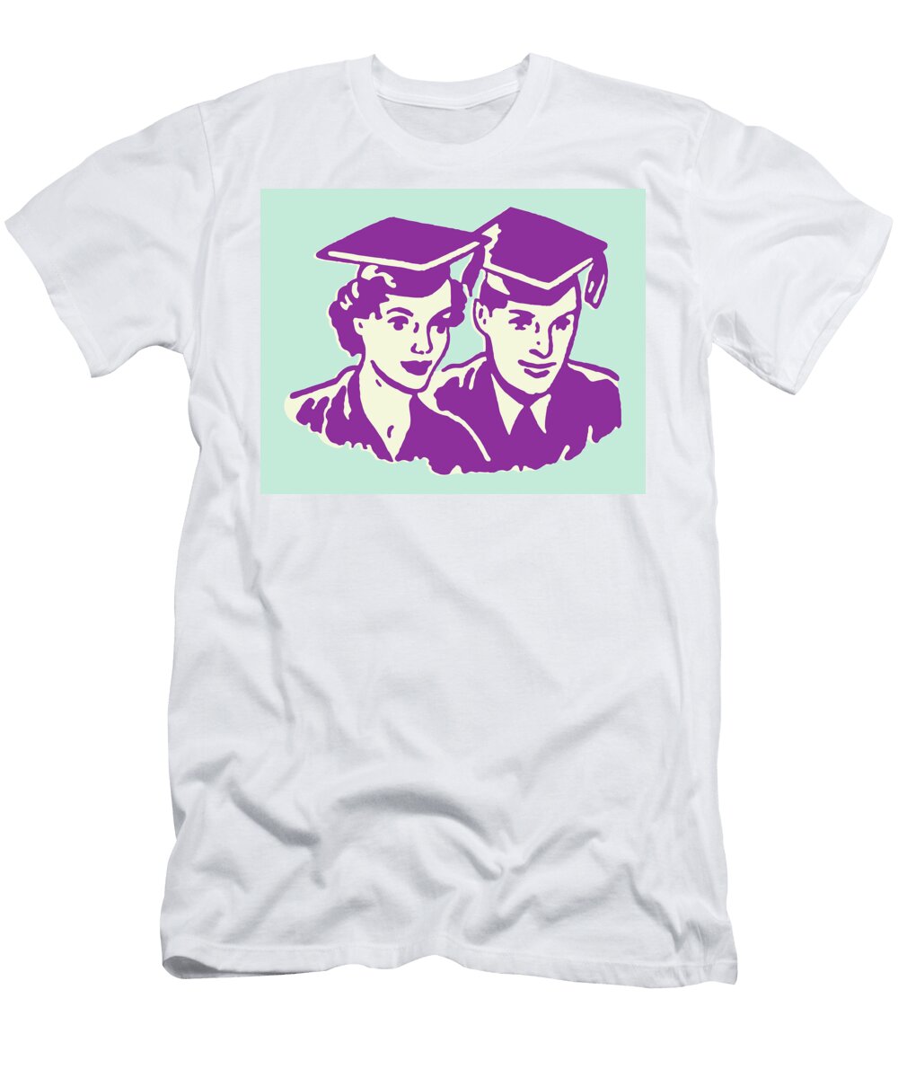 7 Male and Female Graduate Csa Images T-Shirt