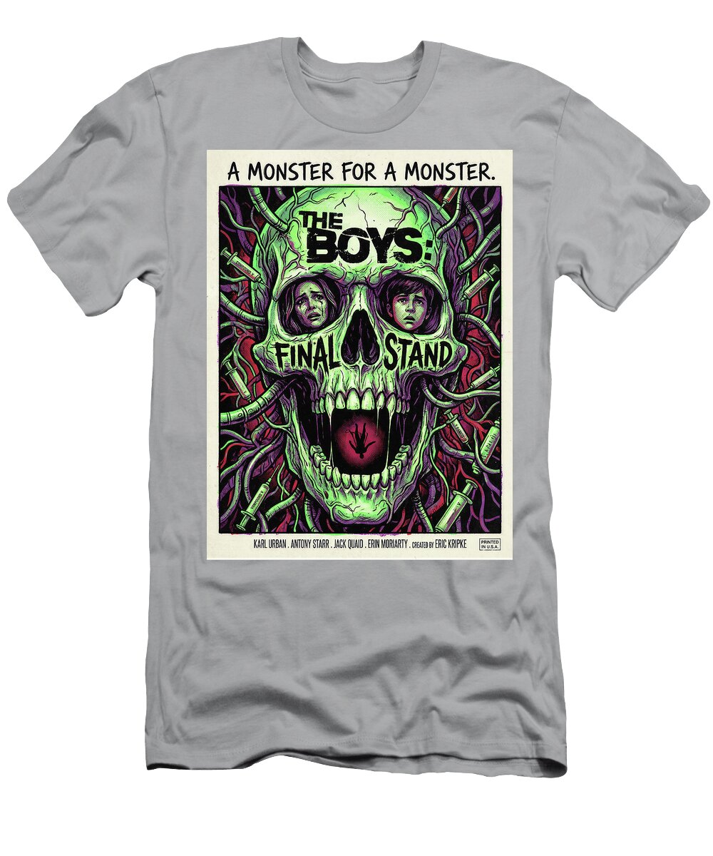 7 the Boys Final Season Minimal Vintage Style Movie Poster High Quality 2026 Sampadart Gallery T-Shirt