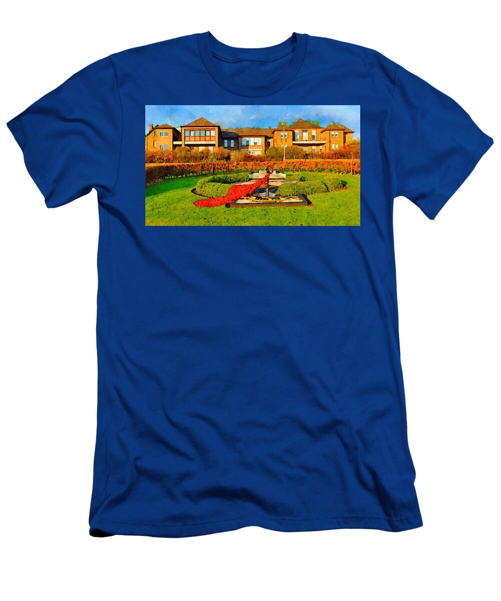 7 the Royal Marine Rememberance Day Garden in Arbroath Jules Walters T-Shirt
