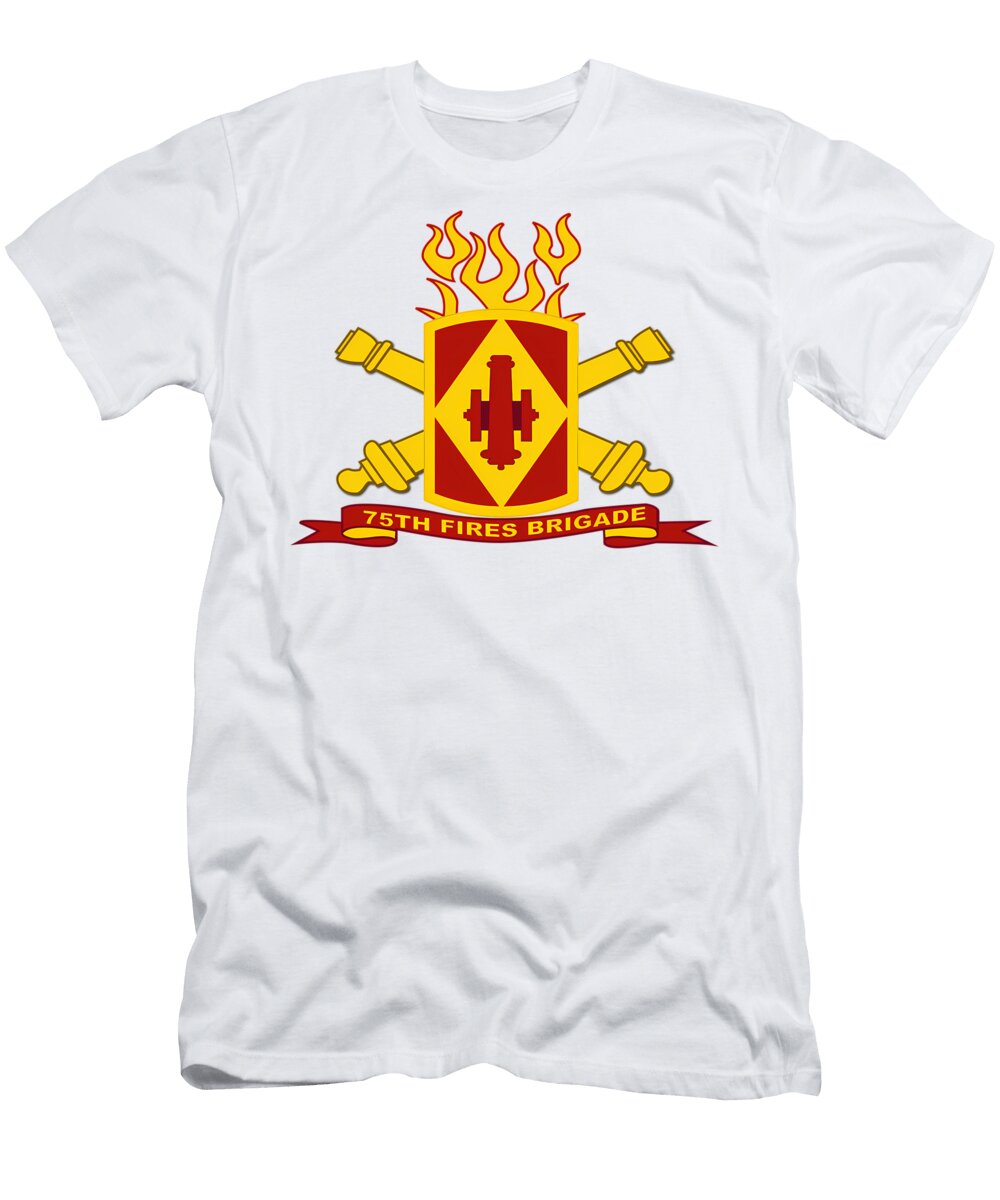 75th Fires Brigade W Br Ribbon Quang Vu T-Shirt