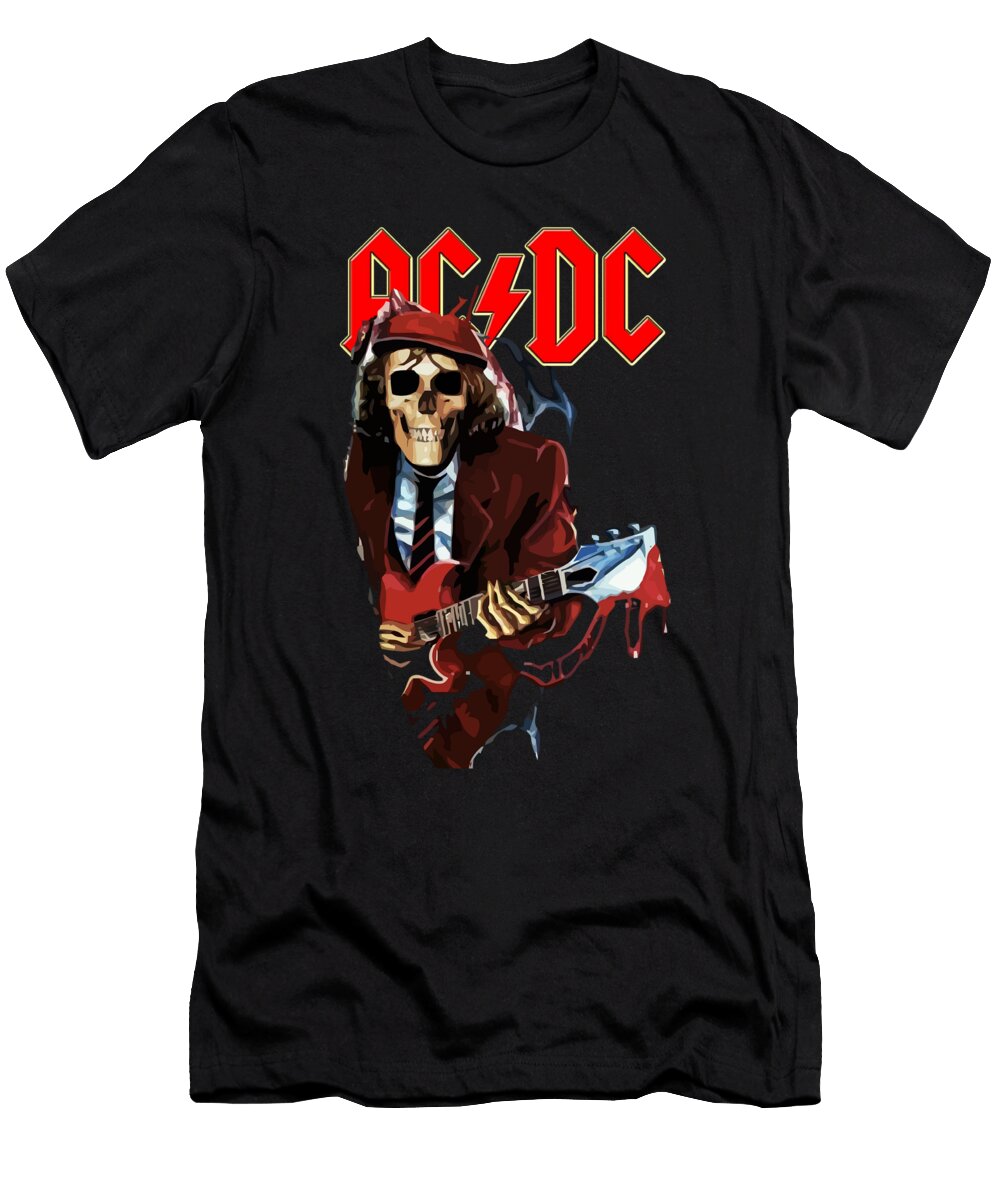 8 Angus Young Ac DC Sangbrut Elpiero T-Shirt