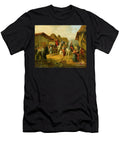 8 Austrian Cavalry Resting in a Village Albrecht Adam T-Shirt