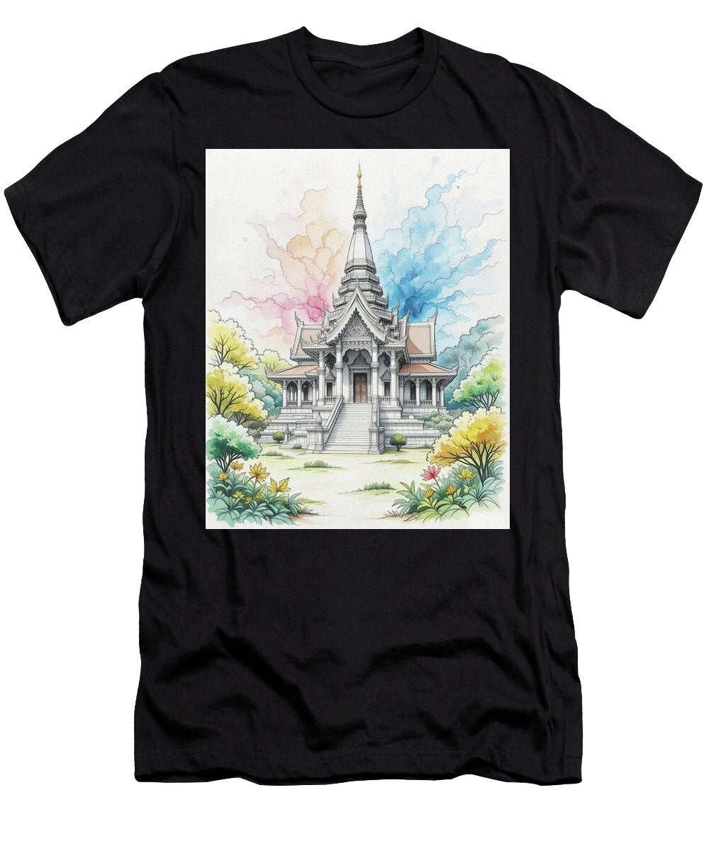 8 Buddhist Temple Esoterica Art Agency T-Shirt