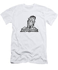 8 Man Reading a Book Csa Images T-Shirt