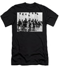 8 Members of the Turkish Cavalry on Horseback with Flags Celestial Images T-Shirt