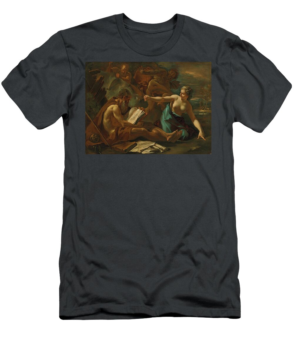 8 the Temptation of Saint Anthony Sebastiano Ricci T-Shirt
