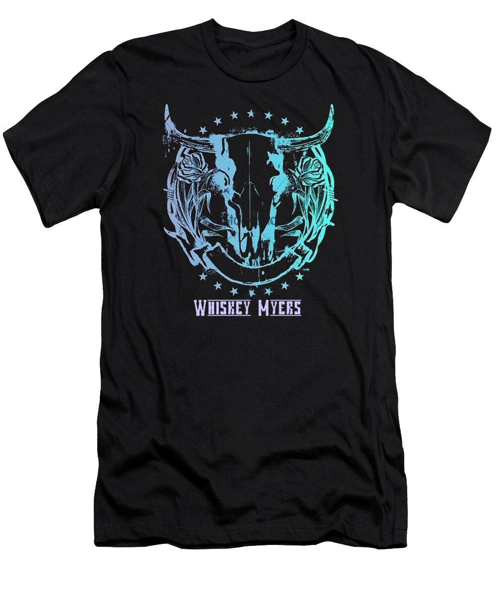 8 Whiskey Myers American Southern Rock Country Group Kenneth Cescoti T-Shirt